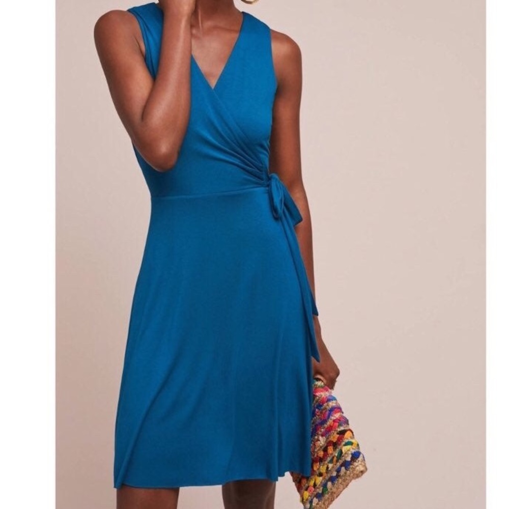 Anthropologie Sleeveless Bailey 44 wrap dress NWOT